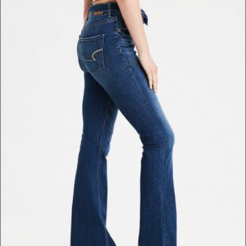 Low rise for and flare jeans